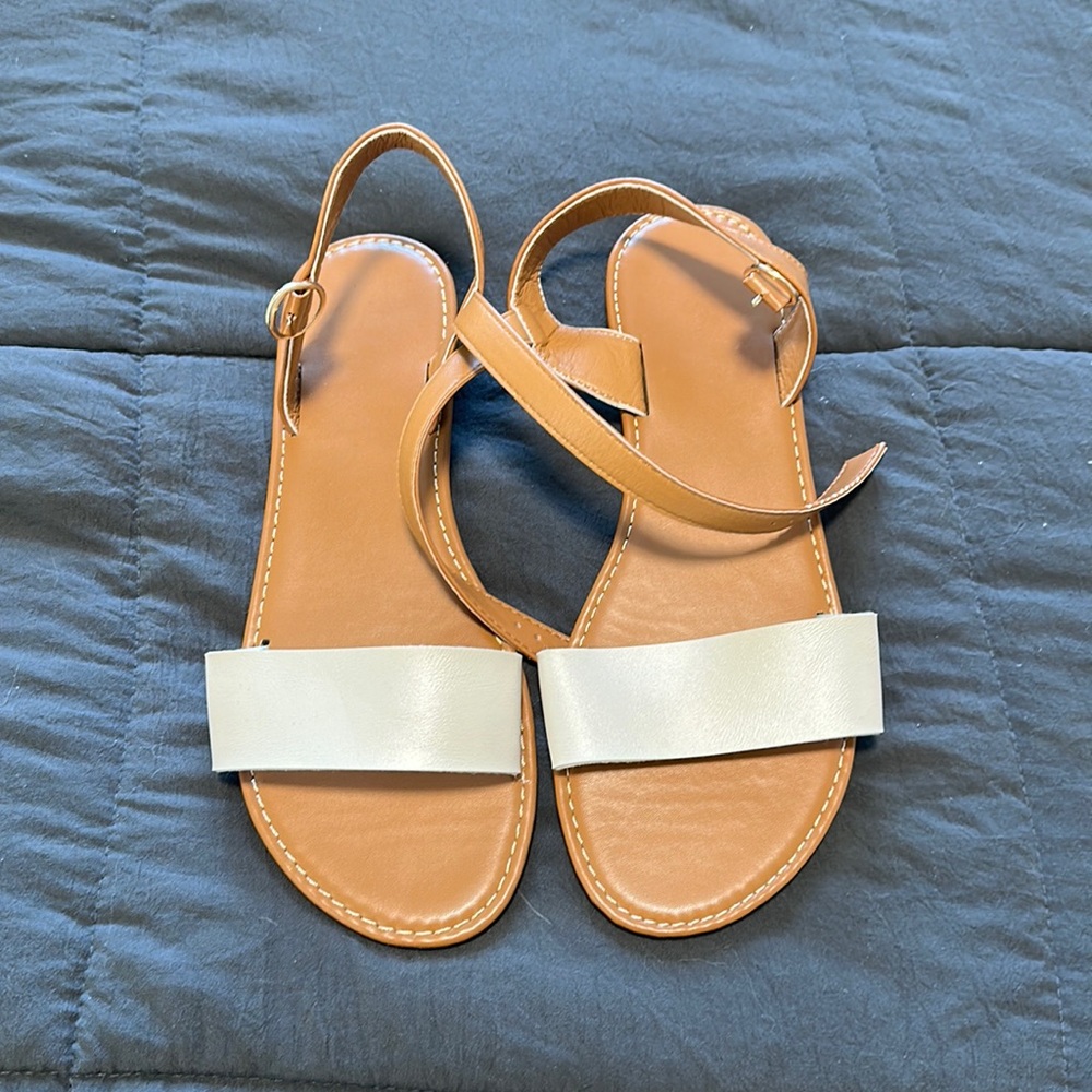 Tan sandals